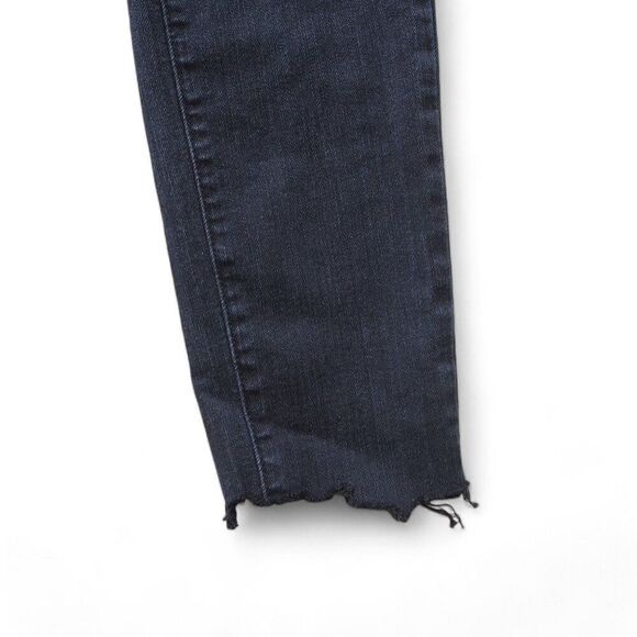 Paige Verdugo Ultra Skinny Raw Hem Dark Wash Denim Jeans Women's 26 - Picture 8 of 11